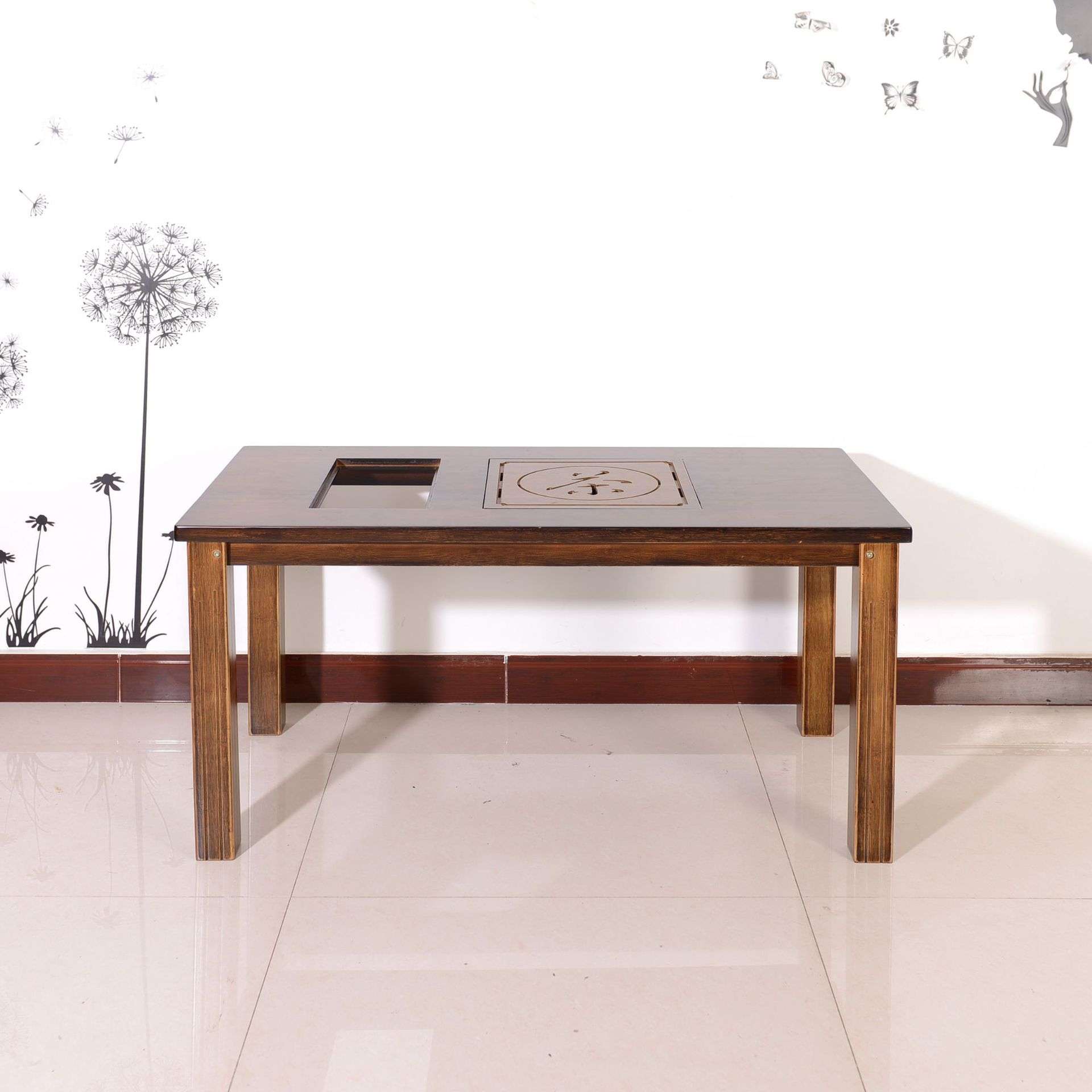 绿竹园/楠竹120泡茶桌/竹制品/厂家供应