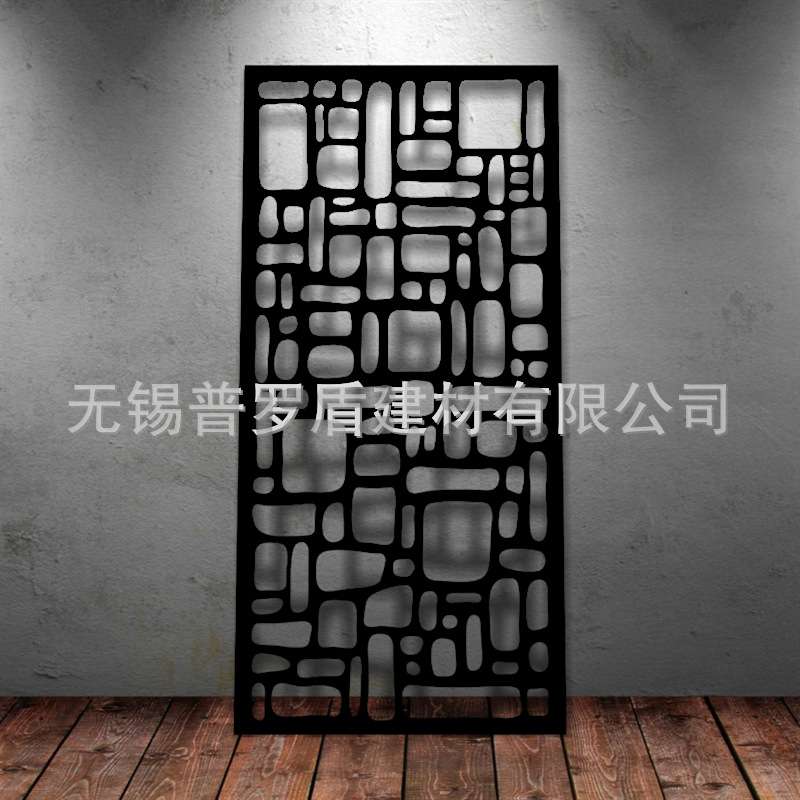 花园CNC切割门面防盗门欧式铁艺门板装饰门皮镂空隔断切割护栏