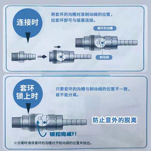日东快速接头210-2P 210-3P 4P 6P 210-2S 210-3S 4S 6P气管C式接