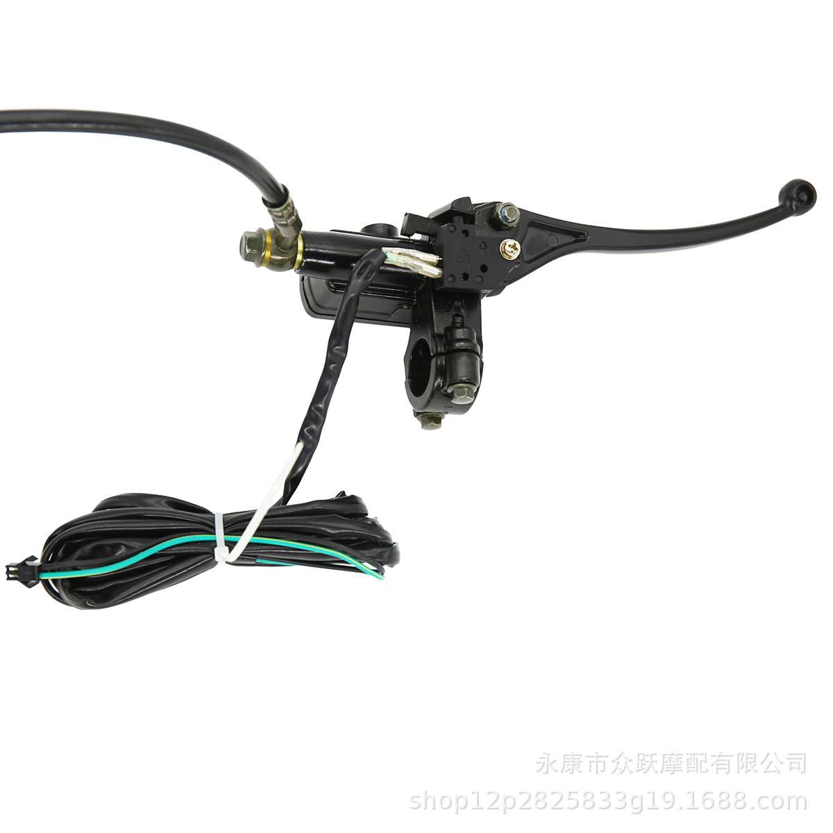 希洛普阿尔郎电动滑板车10寸后手刹车总成油刹油碟碟刹器刹车片