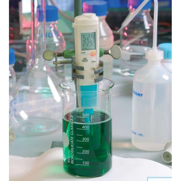 testo 206-PH2酸碱度计德图便携式液体半固体笔式PH计testo206PH2