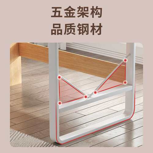 电脑台式桌带抽屉小户型家用书柜书桌一体简约工作台学生写字桌子
