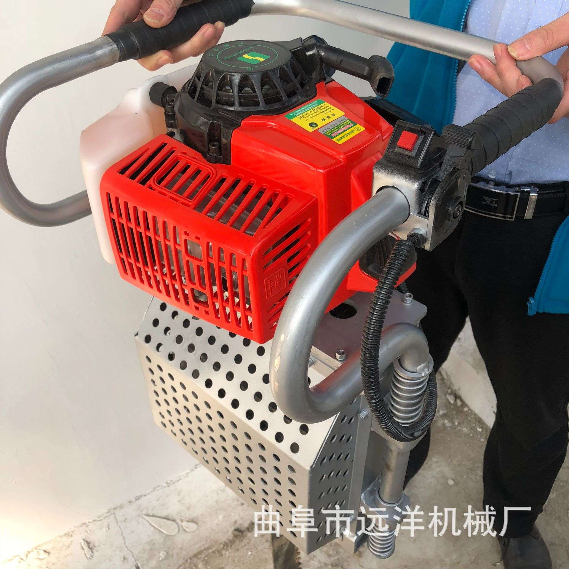 挖树起苗铲起苗机汽油镐铲头两用园林小型起树便携式手持移树机