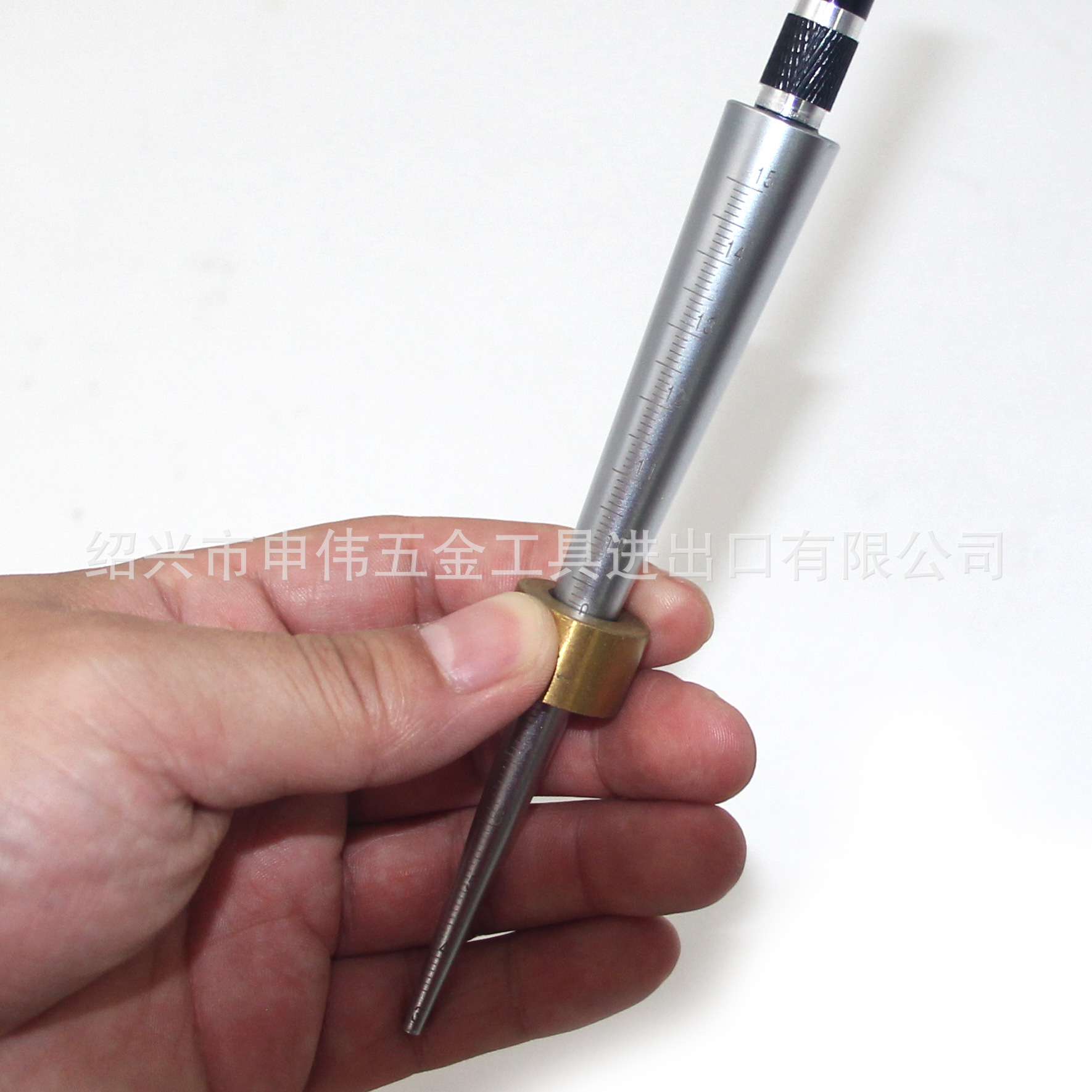 圆锥孔径规 圆形塞尺 锥度塞规 橡胶内径孔径规3-15mm