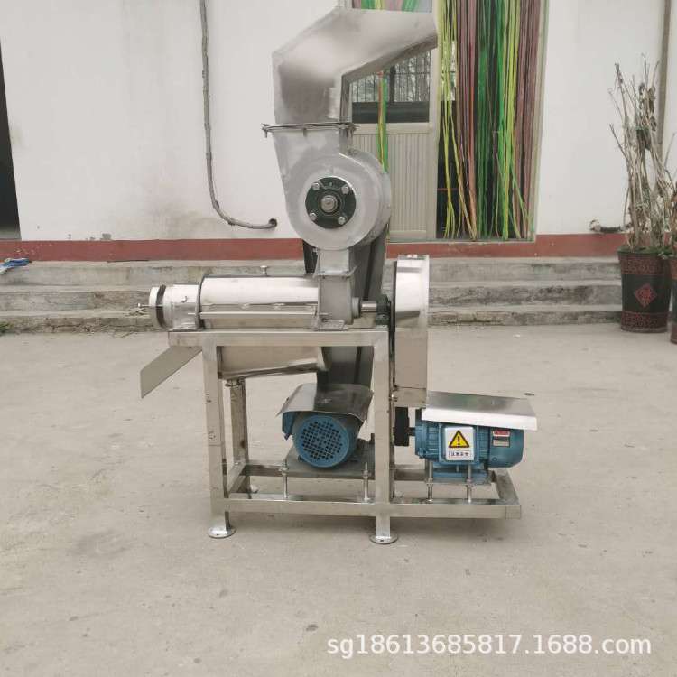 商用果蔬破碎原汁机 工业脱水果汁机 秋梨膏梨汁大型螺旋榨汁机