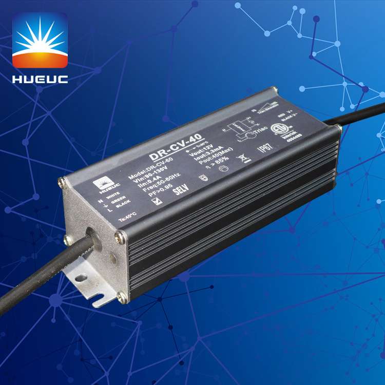 厂家供应300W 12V 24VDC 0/1-10V恒压调光电源 双极无频闪LLC方案