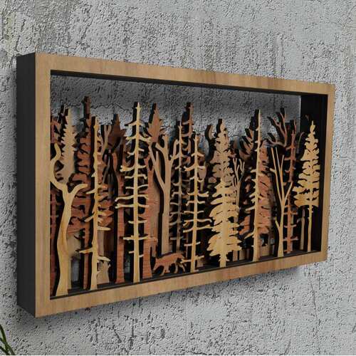 3D Wooden Decoretive Wall Art - Wooden Shadow Box艺术品 装饰