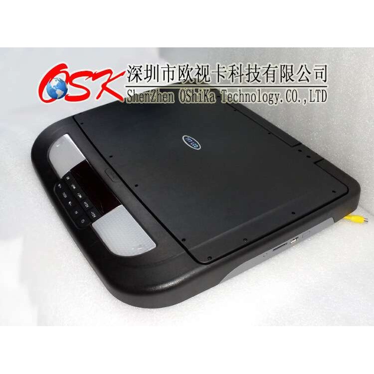 欧视卡生产18.5寸吸顶车载显示器 商务房车改装高清电视屏12V 24V