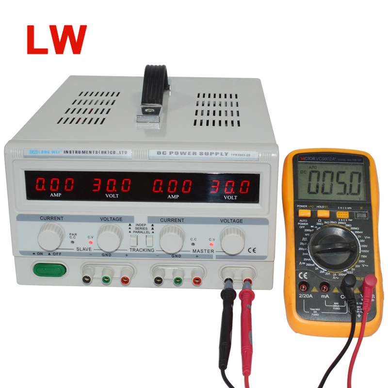 龙威TPR3002-2DF双路电源LED直流稳压数显30V2A线性可调电源