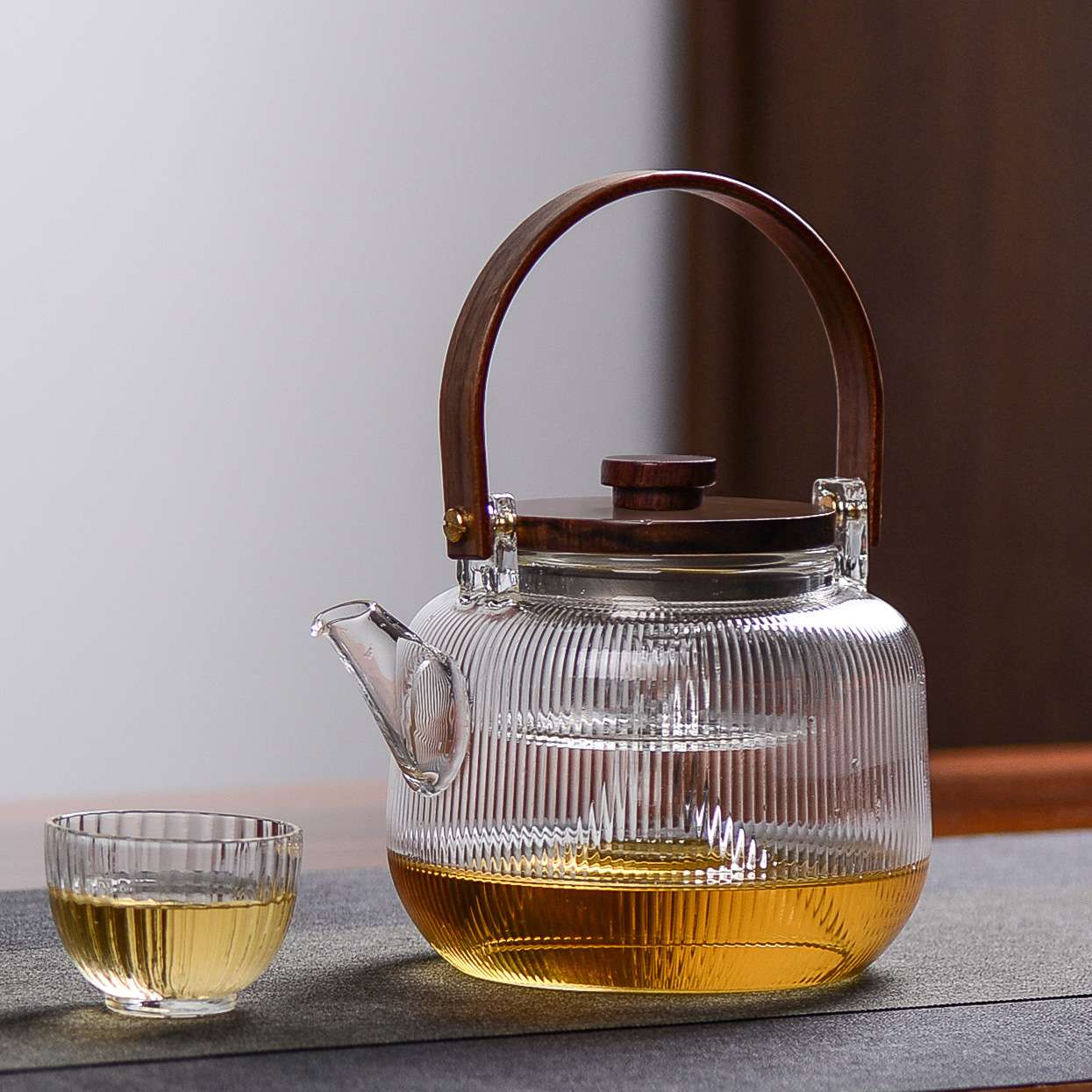 双内胆玻璃煮茶壶大号烧水壶黑白茶全自动蒸茶器电陶炉茶炉