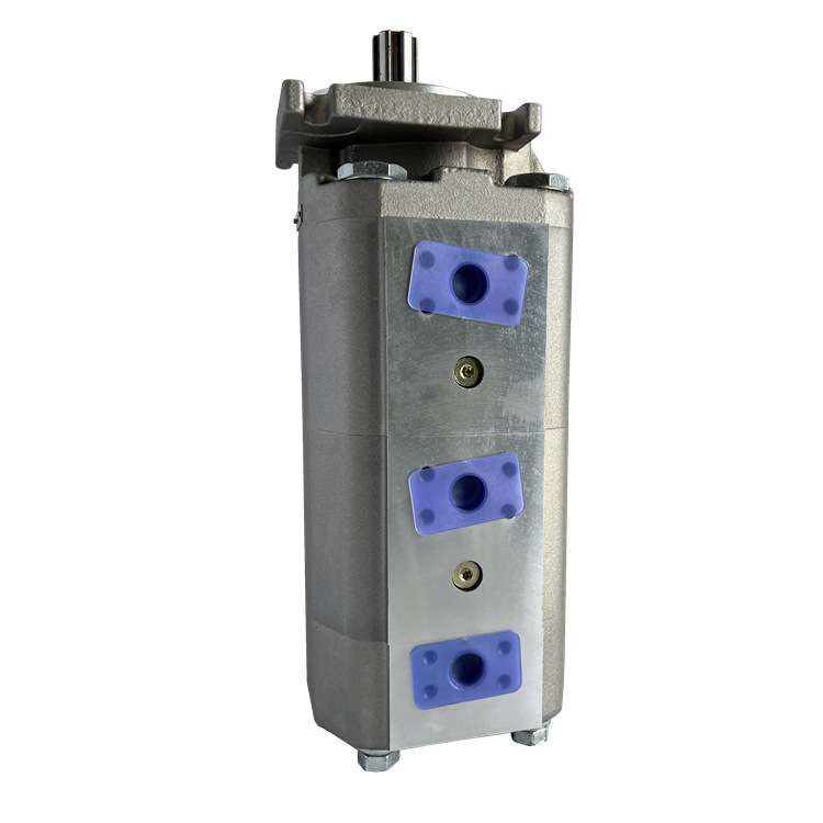 原厂齿轮泵qy50k CB-KPR80/80/40徐工吊车液压油泵三联齿轮泵配件