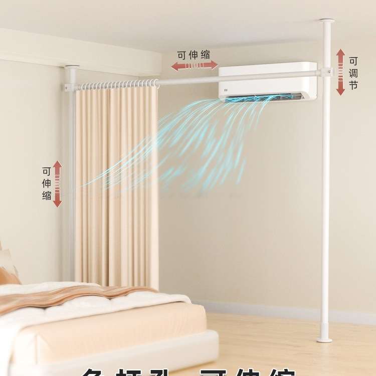 新型简易房间隔断客厅屏风假墙神器悬挂遮挡帘顶天立地卧室隔断帘