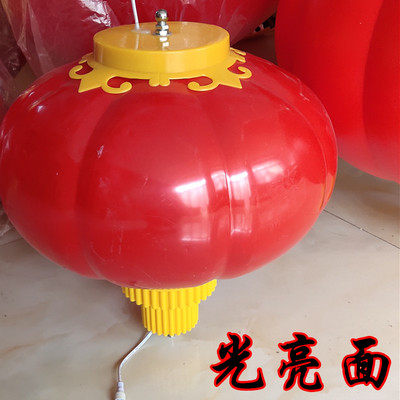 亚克力灯笼 LED塑料户外防水定做大红连串市政路灯城市亮化景观灯