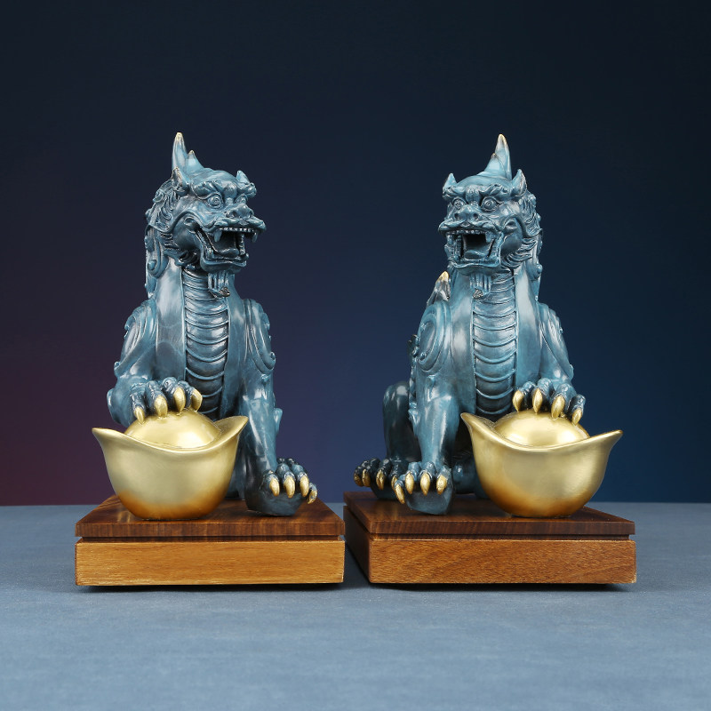 铜欣祥 铜貔貅摆件家居装饰品摆设客厅玄关办公室工艺品开业礼品