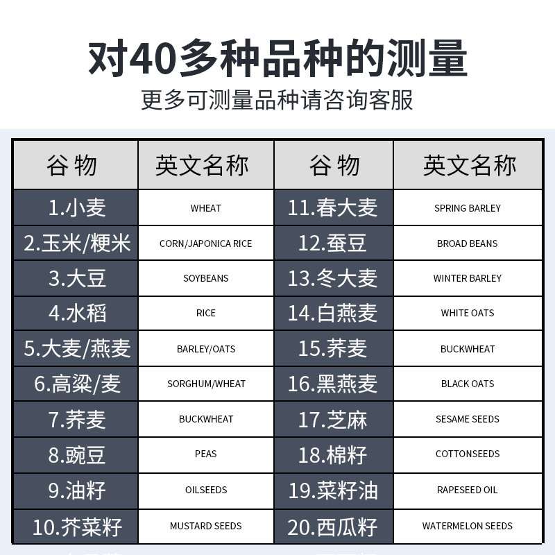 力顶斯智能杯式粮食水分仪玉米大豆咖啡豆水分测定仪便携式测湿计