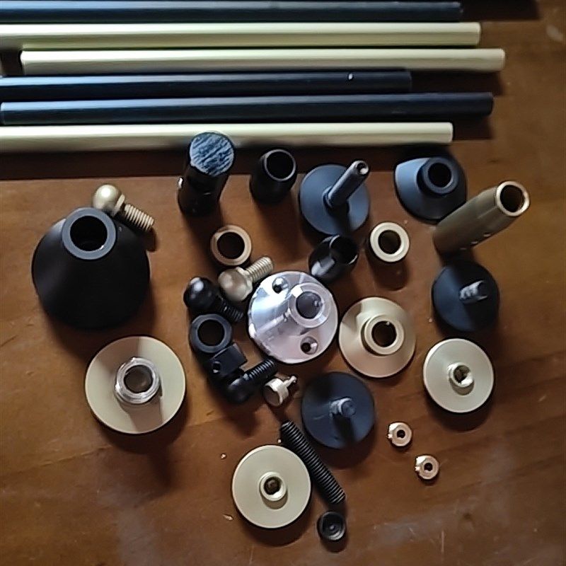 极简立柱金属圆管吊架置物架铝合金层板吊杆支撑杆悬挂书架护栏图片