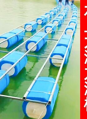 船用浮筒实心泡沫浮球筏子水上钓鱼浮台码头鱼业用高密度塑料浮桶