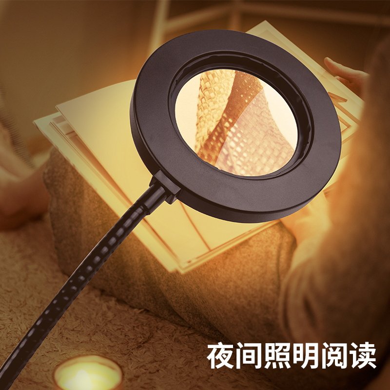 台式放大镜led带灯老人学生阅读嫁接睫毛电路维修直播网课用1000