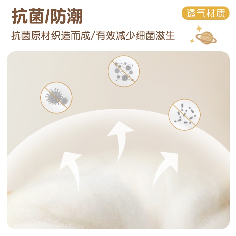 儿童地垫冬天加厚圆形地毯爬行垫卧室阅读游戏区卡通益智爬爬垫