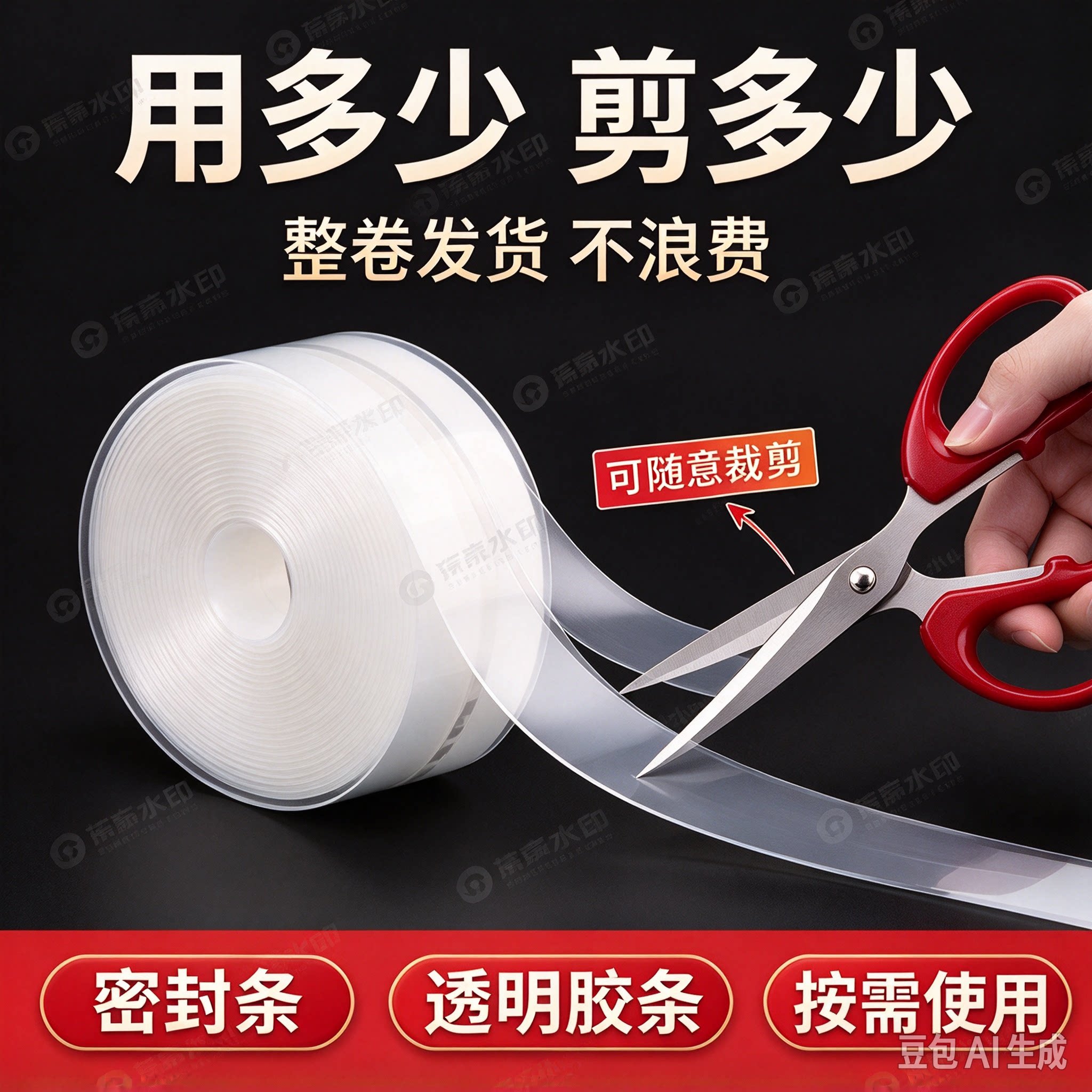 防护材料门缝隔音密封胶带防风防尘挡风软硅胶密封胶带ZY