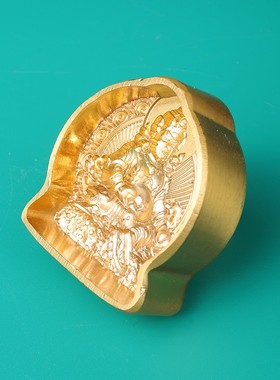 黄财神擦擦模具合金复古古铜仿尼泊尔藏传佛台供奉摆件 多款可选