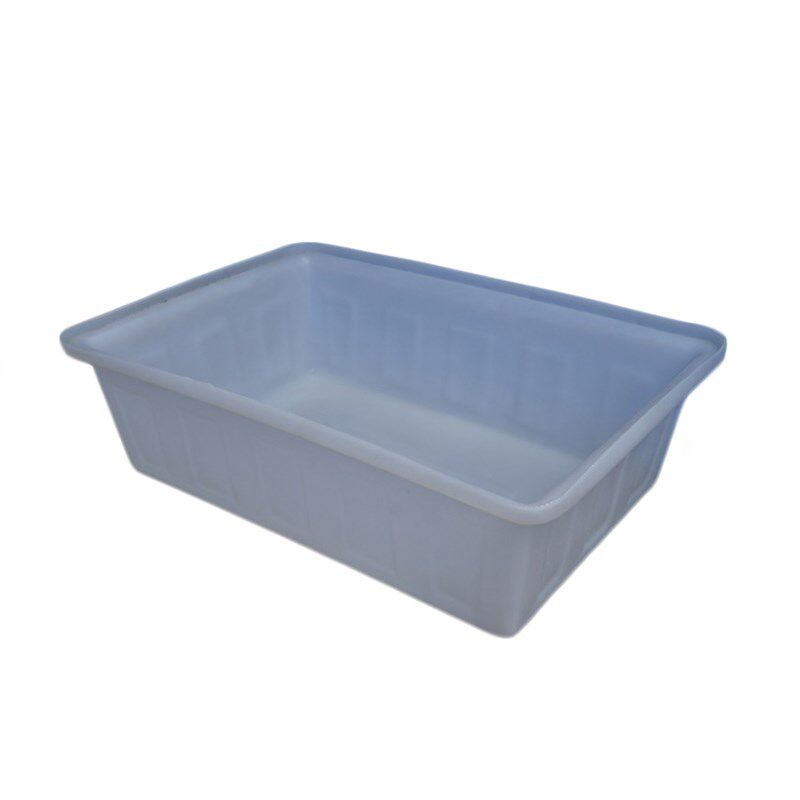 加厚塑料胶箱长方形养鱼箱养殖箱超大白盆塑料胶盆菜市场养鱼盆