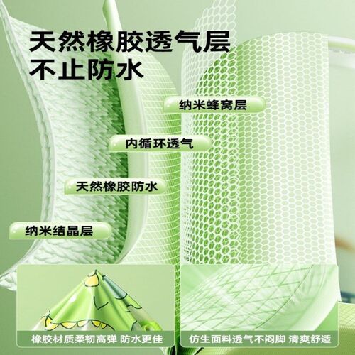 雨鞋套防雨防水儿童靴套下雨防滑加F厚耐磨男女硅胶雨鞋套中高筒