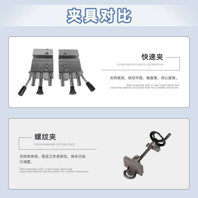 金相自动切割机专用钳口Q-100B耐腐蚀抗生锈制样样件夹具GQ-5000B