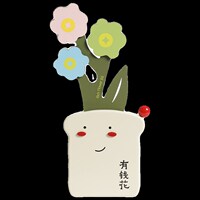 满得达奶油风客厅玄关有钱花摆件入伙新居电视柜酒柜桌面装饰品