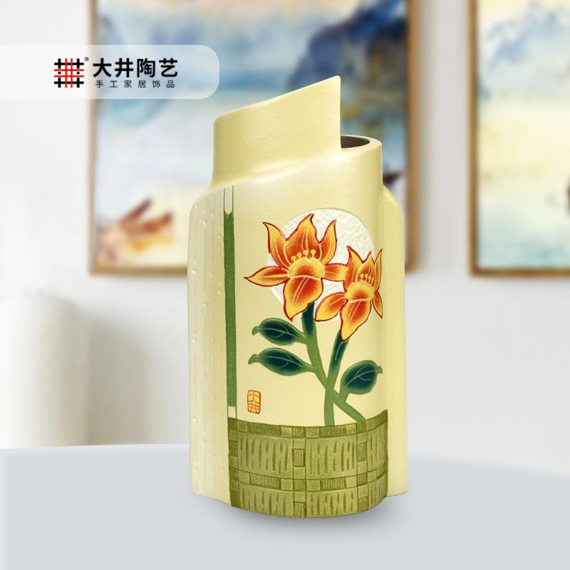 新中式家居装饰品书房摆件客厅装修博古架书柜古董架摆设陶瓷工艺