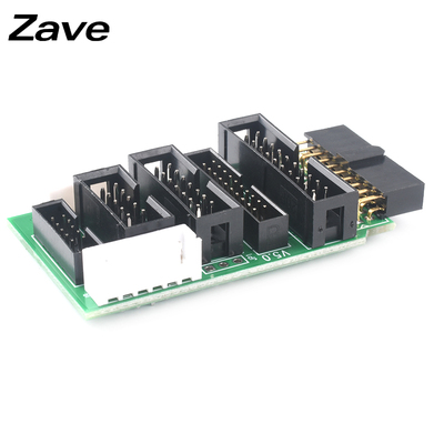 多功能转接板 支持jtag link v8 v9 ulink2 st linkarm stm32