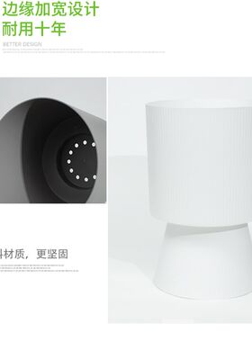 大花慧兰花盆仿陶瓷简约北欧风塑料花盆特大号绿植盆栽兰花专用盆