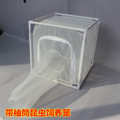 昆虫笼实验养虫笼纱网昆虫饲养笼养殖笼箱拆卸网罩苍蝇蚊生物定制