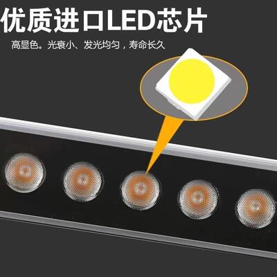 户外壁灯庭院景观氛围装饰别墅阳台花园墙壁洗墙灯24W瓦黄光白光