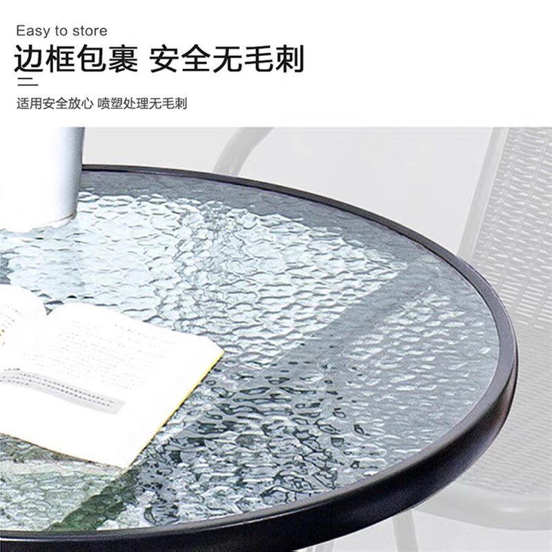 塑料椅子单人家用靠背餐椅简约户外阳台休闲室外仿藤椅奶茶店桌椅