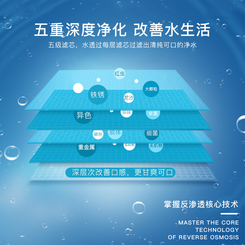 世韩净水器家用直饮厨房反渗透净水机纯水机自来水过滤器直饮机