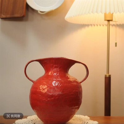 景德镇手工花盆花器家居茶室简约高档摆件H05100B8