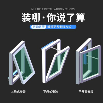 智能自动天窗电动推拉内开链条式开窗器消防联控排烟通风控制器