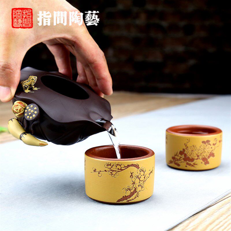 名家紫砂公道杯茶具配件莲蓬纯手工公杯装茶器分茶器功道茶漏套装