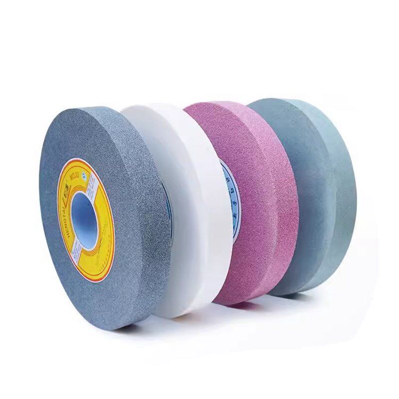 砂轮机砂轮片300*40*75棕白刚玉白钢玉白玉刚350绿碳化硅磨刀400