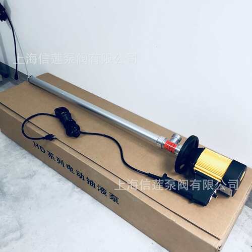 直销电动油桶泵HD-E2-V+AL-700 1000手提式电动抽液泵调速插桶泵