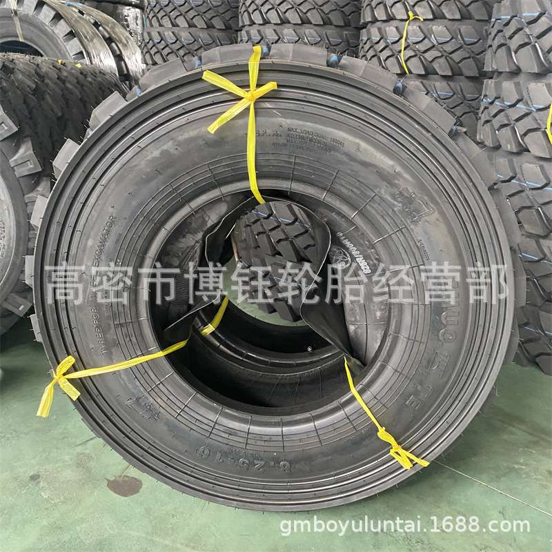 供应 金源8.25-16 轮挖抓木机挖掘机轮胎825-16防夹石挖沟机轮胎