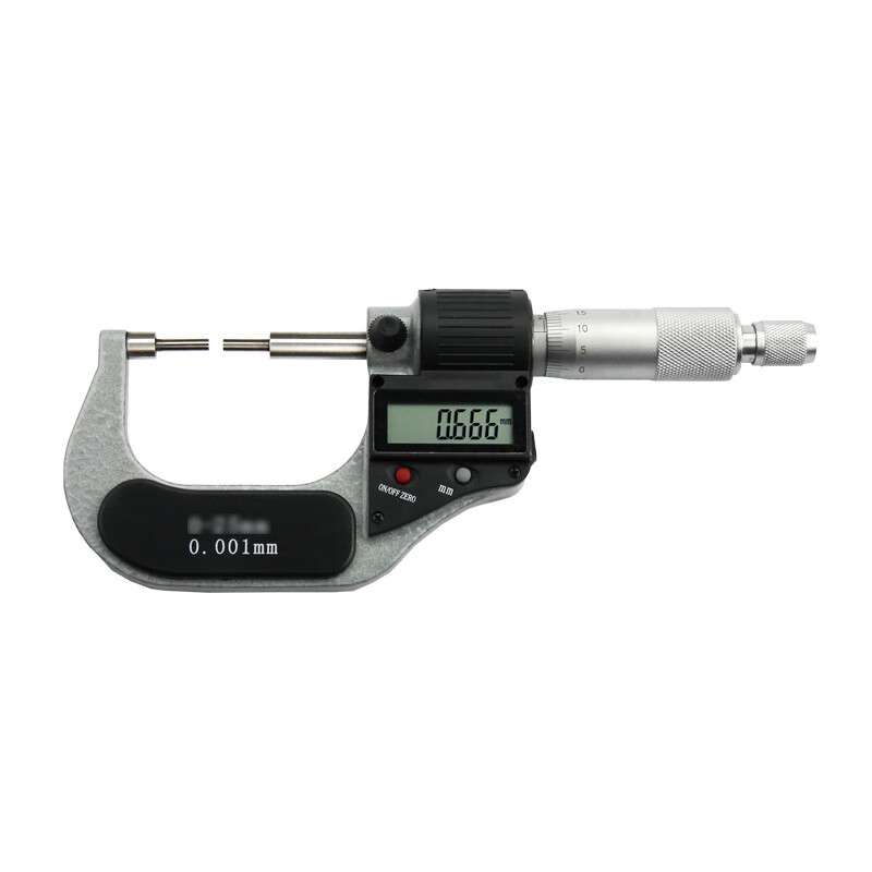 广陆 数显花键千分尺 214-152(键长10mm)