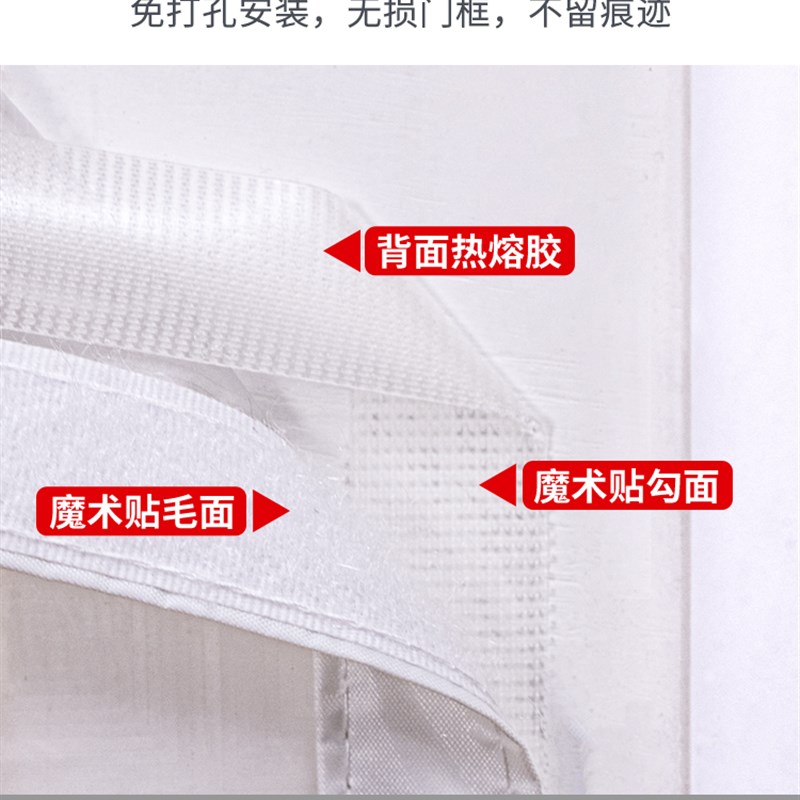 厨房空调门帘磁性室内办公室新款胶帘夏天挂帘防油烟防风塑料F