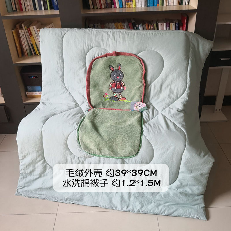 汽车抱枕被子两用冬天办公室午休枕头被车载女生睡觉空调被二合一