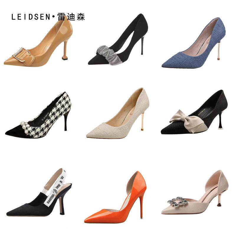 样板房衣帽间摆件鞋柜装饰女士鞋高跟鞋拍照道具软装用品制定道具