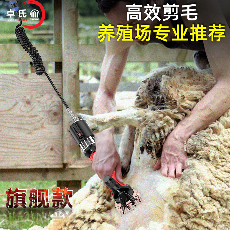 低压电动羊毛剪牧场专用北元刀片手持无刷剪羊毛机推羊毛的电推子
