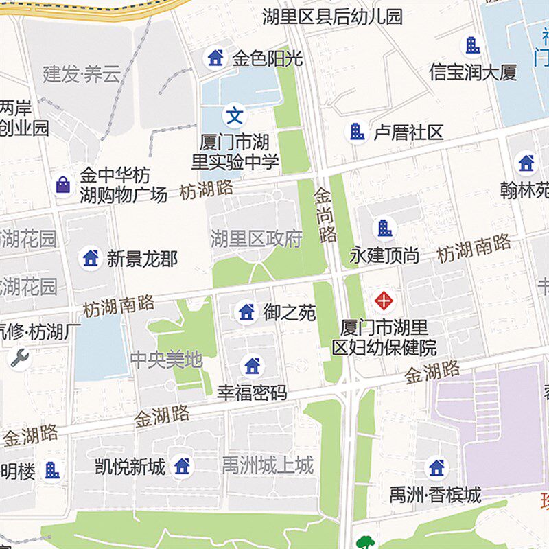 2025新款厦门岛地图贴图办公室挂图高清防水墙壁贴超大装饰画定制