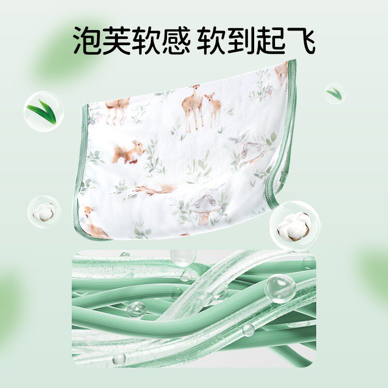 欧孕婴儿防惊跳睡袋包巾新生儿夏薄竹棉纱布襁褓巾宝宝防惊吓神器