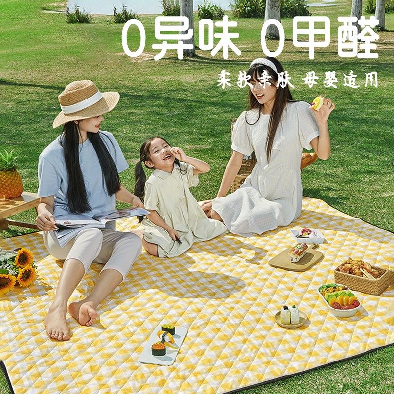 爬爬垫户外防潮加厚可折叠儿童野餐垫小号防水郊游草坪垫子地垫w